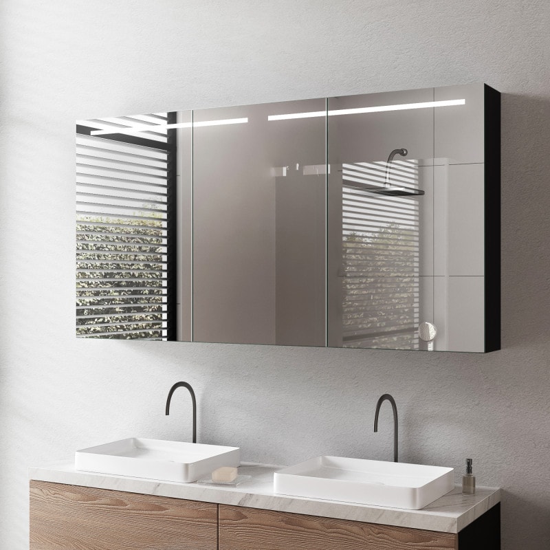 Spiegelschrank fürs Mit Bad: Beleuchtung Maß nach und (3)
