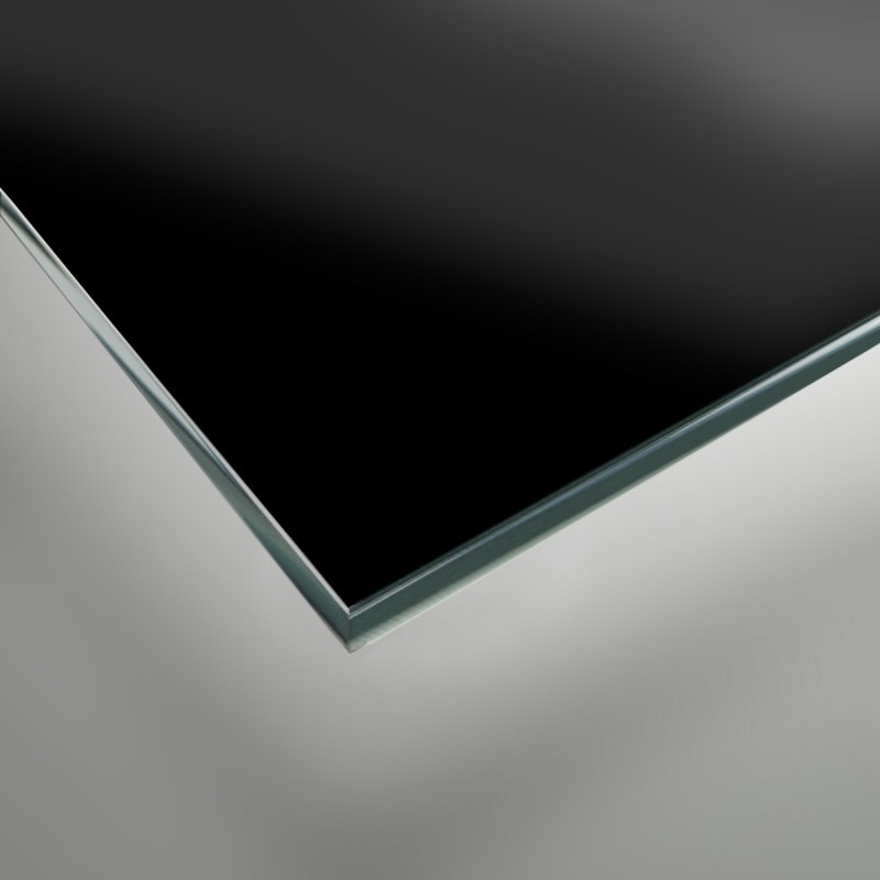Glas Tischplatte nach Mass - Farbe Weissgrün
