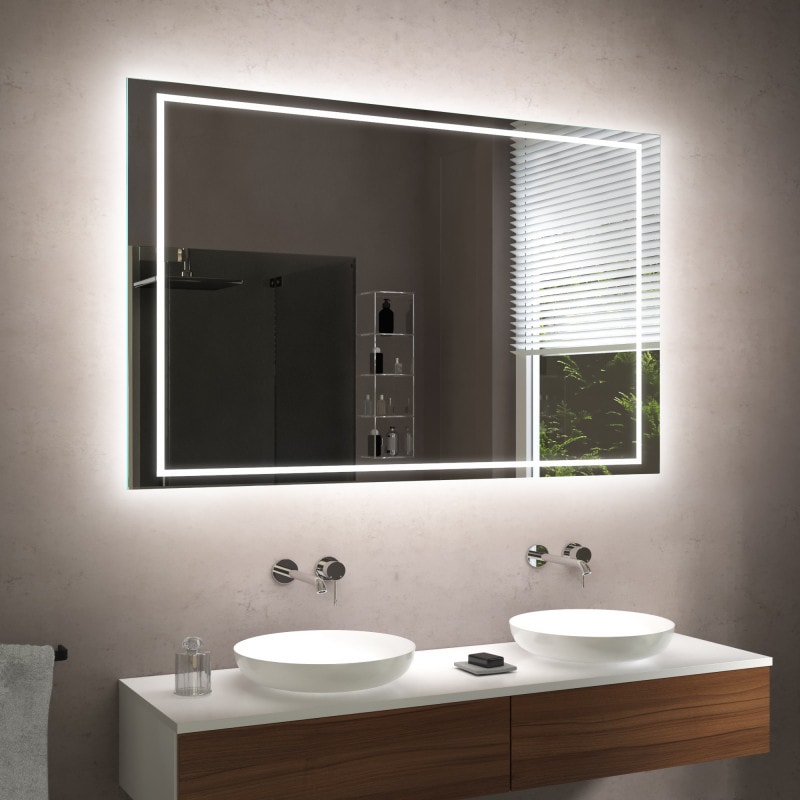 visueel Nu Kruiden Badspiegel mit LED Beleuchtung kaufen - Berja | Spiegel21
