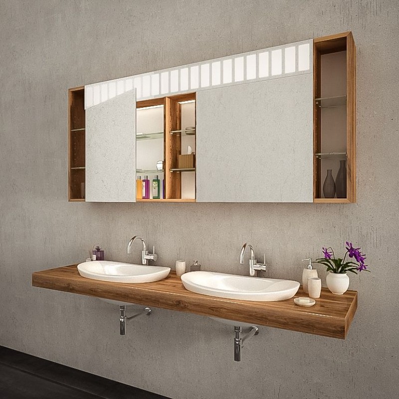 Badezimmer Spiegelschrank nach Maß Como kaufen 
