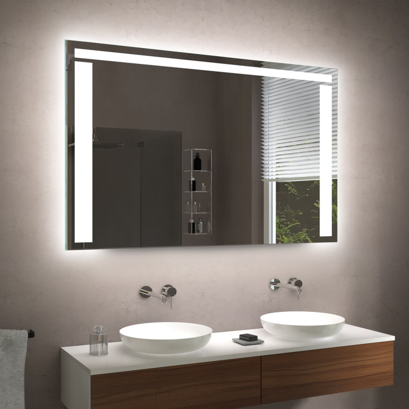 Spiegel fürs Badezimmer kaufen: LED beleuchtet - M545L3